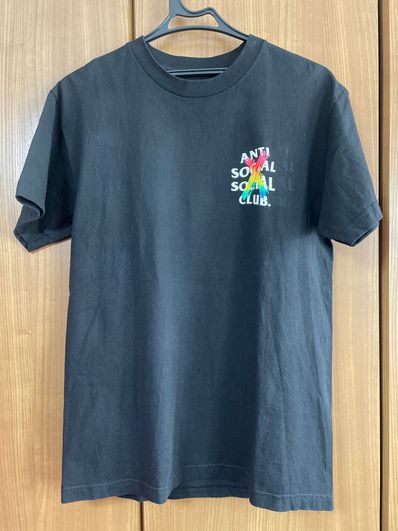 ANTI SOCIAL SOCIAL CLUB Cancelled "Rainbow" Tee "Black" (FW20)
