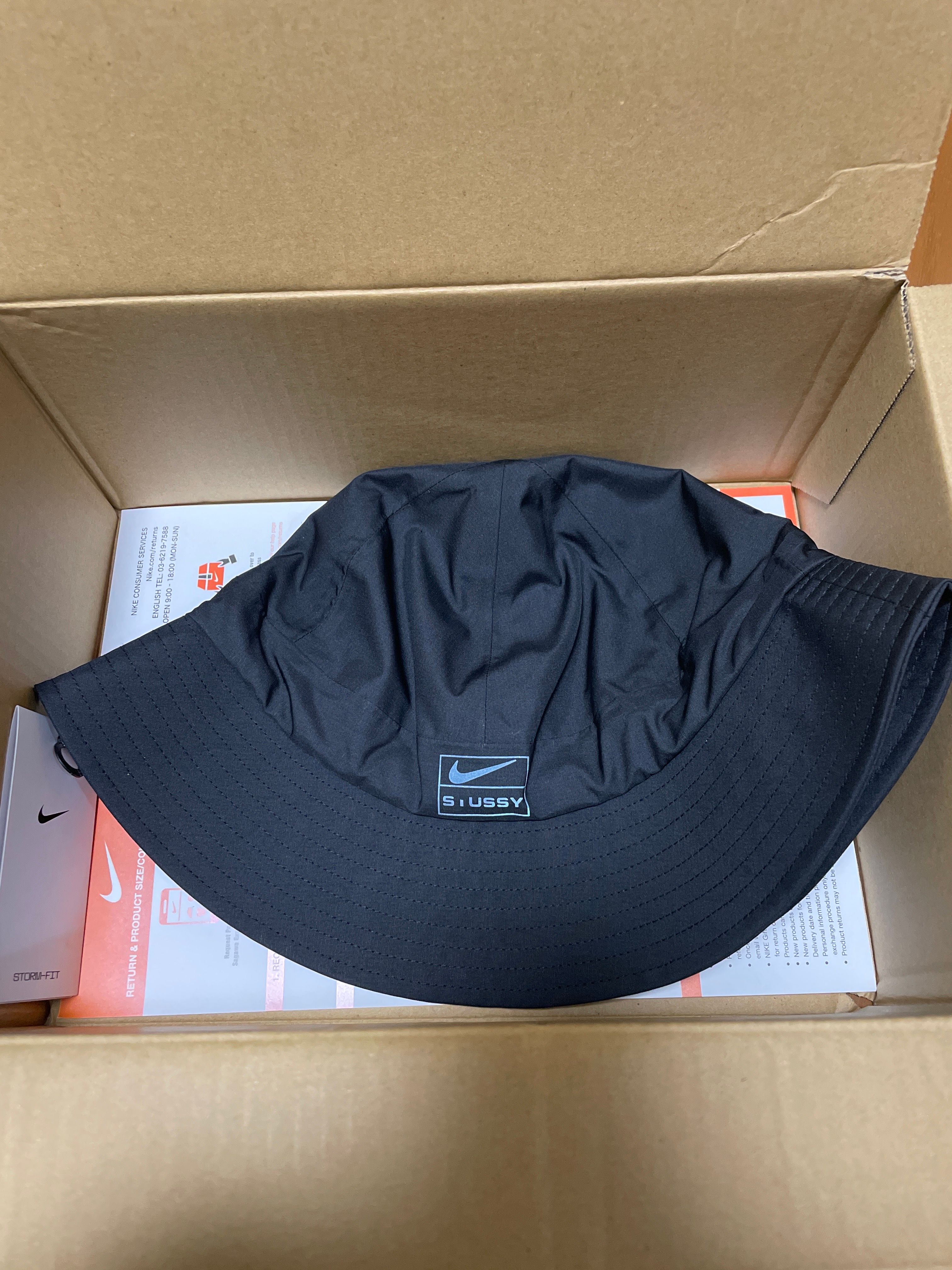 Stussy × Nike NRG Bucket Hat "Black"