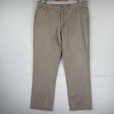 古着 ポロバイラルフローレン Polo by Ralph Lauren チノパンツ チノパン ワンポイント スラックス 大きいサイズ w38 L32 ベージュ メンズ