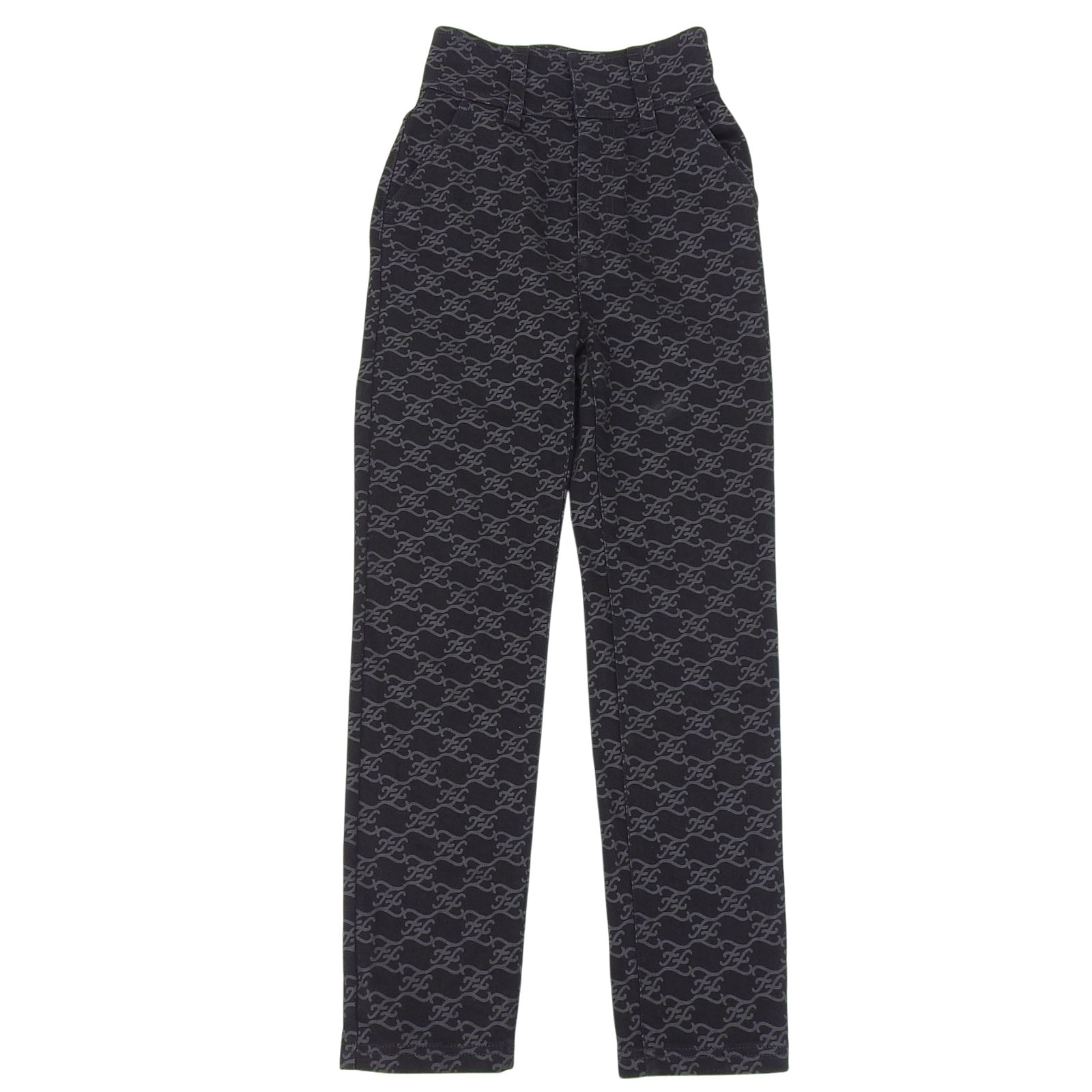 極美品 フェンディ デニムパンツ ブラック レディース 36 FLP631