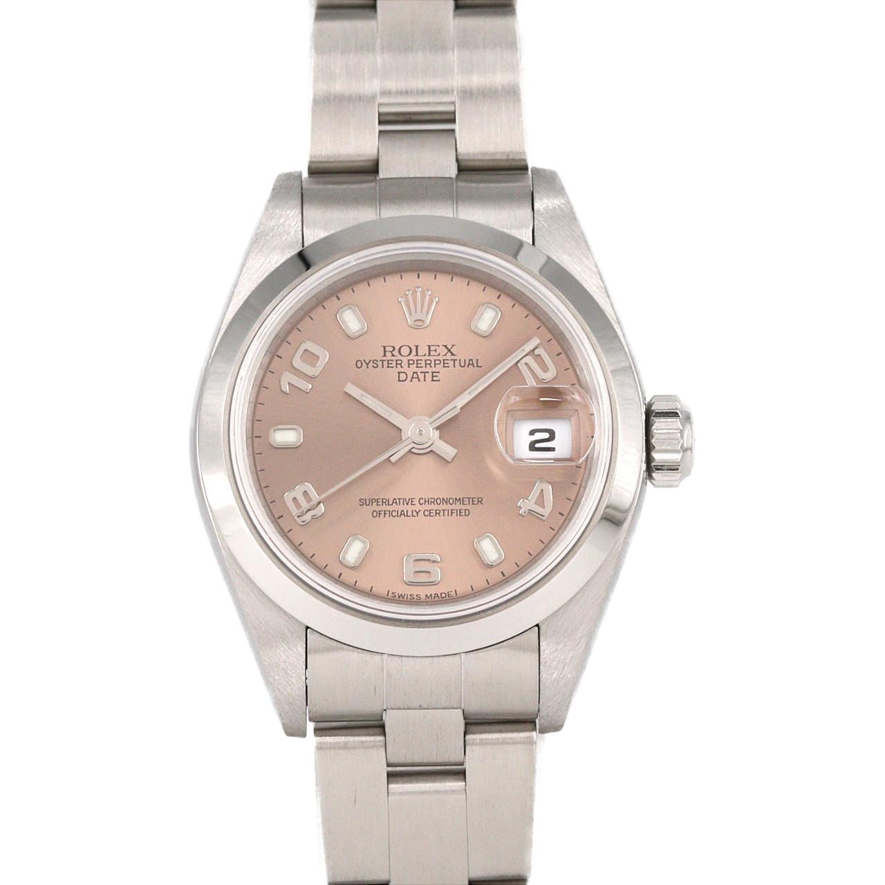 ロレックス オイスターパーペチュアルデイト 79160 SS 自動巻 P番