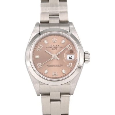 ロレックス オイスターパーペチュアルデイト 79160 SS 自動巻 P番