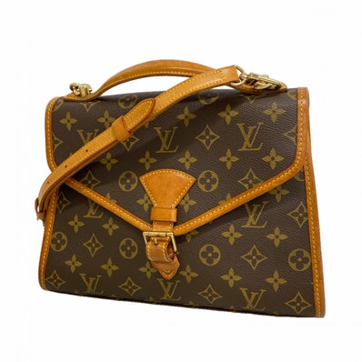 【6gd5374】ルイヴィトン ハンドバッグ モノグラム ベルエア M51122 ブラウン 2wayバッグ【中古】レディース