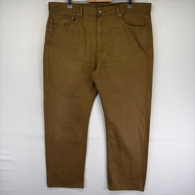 古着 リーバイス Levi's パンツ 大きいサイズ 5ポケット 505 カラーパンツ ストレート ジッパーフライ W40 L30 ベージュ系 メンズ