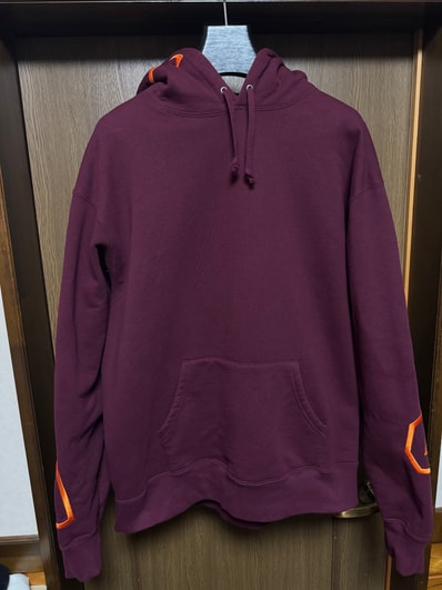 Supreme State Hooded Sweatshirt "Burgundy"