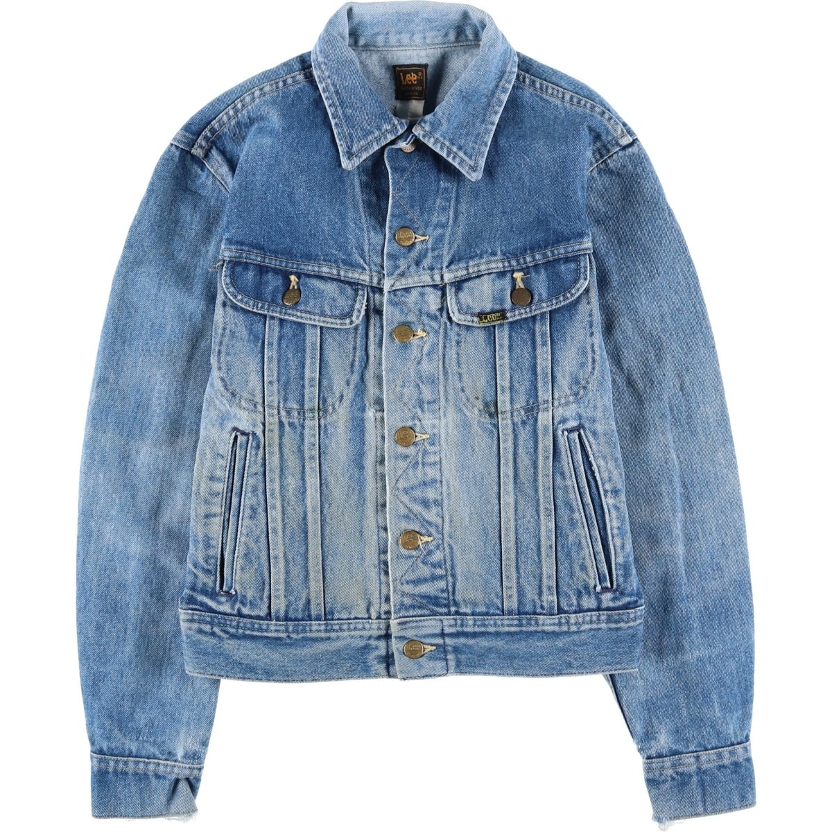 古着 80~90年代 リー Lee デニムジャケット Gジャン USA製 メンズS相当 ヴィンテージ/eaa606815