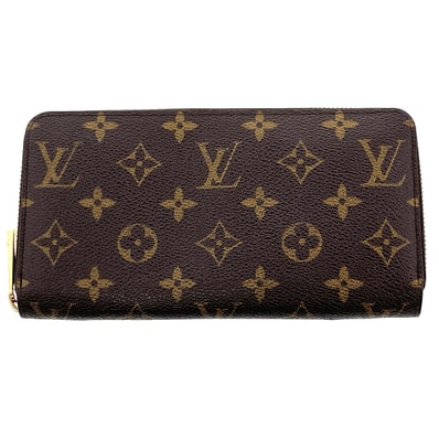 LOUIS VUITTON ルイ・ヴィトン ジッピー ウォレット 長財布 M60017 モノグラム ブラウン レディース【中古】