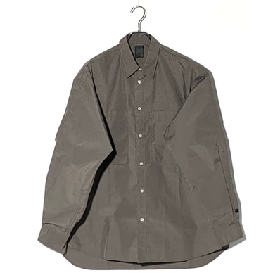 DAIWA PIER39 TECH WORK SHIRTS L/S GUN CLUB PLAIDS Grey