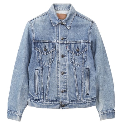 Chrome Hearts x Levi's Cemetery Cross Patch Denim Jacket "Light Indigo"