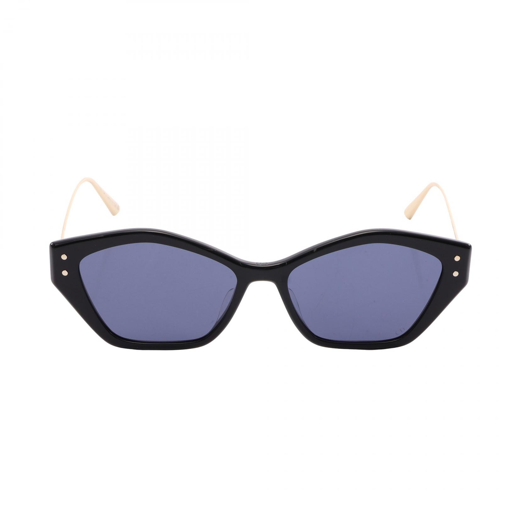 ディオール Dior サングラス 衣料品 プラスチック / GP レディース ブラック系 / ゴールド系 【中古】