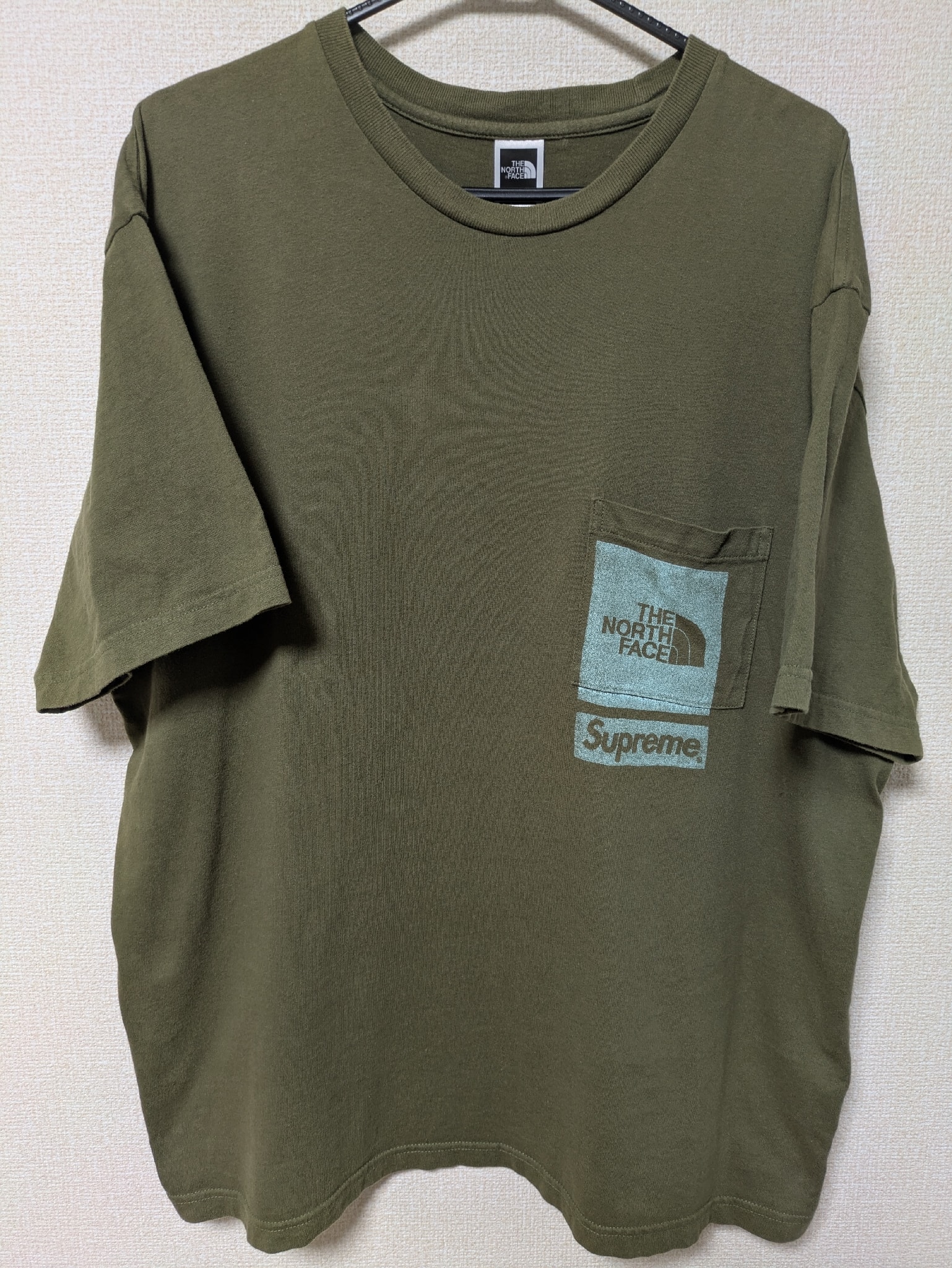 Supreme x The North Face Printed Pocket Tee "Olive"