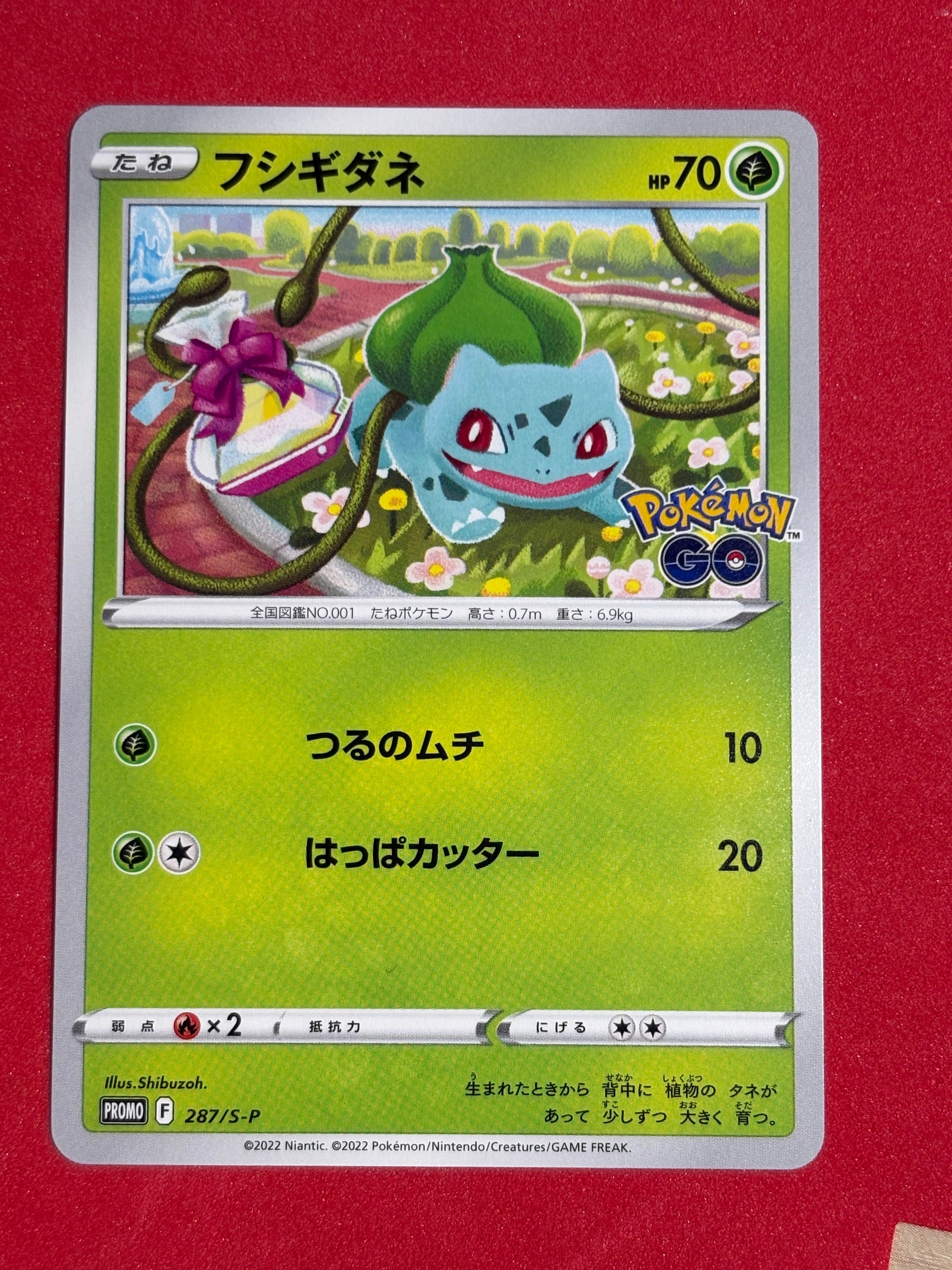 状態A】フシギダネ P [S-P 287](プロモーションカード「ポケモン GO