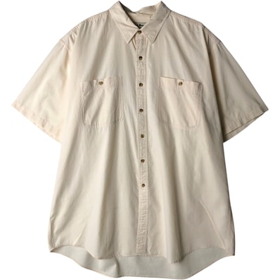 古着 ~90年代 エルエルビーン L.L.Bean 半袖 コットンシャツ メンズXL相当 ヴィンテージ/eaa650629