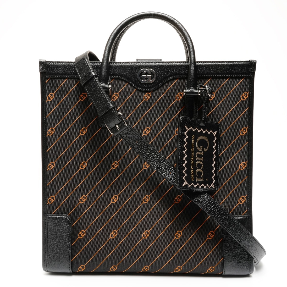グッチ GUCCI 2way レザー トートバッグ【中古】