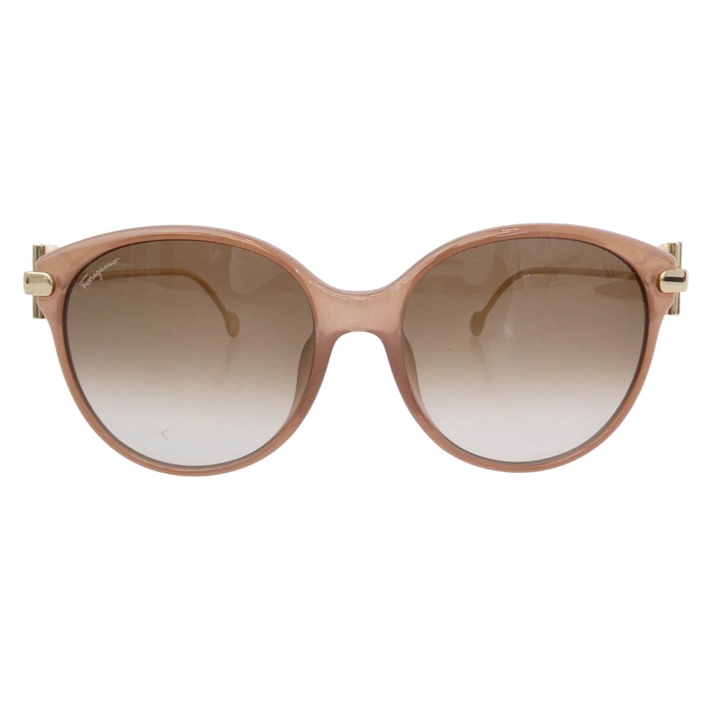 Salvatore Ferragamo サルヴァトーレフェラガモ サングラス SF934SK グラデーションレンズ サングラス ブラウン系 ゴールド系 58□17 140【中古】