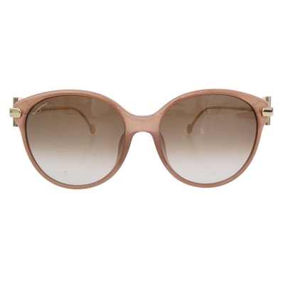 Salvatore Ferragamo サルヴァトーレフェラガモ サングラス SF934SK グラデーションレンズ サングラス ブラウン系 ゴールド系 58□17 140【中古】