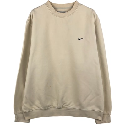 古着 00年代 ナイキ NIKE ワンポイントロゴスウェットシャツ トレーナー メンズXL相当/eaa611227