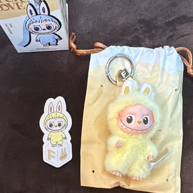 POP MART THE MONSTERS (LABUBU) Pin for Love Series-Vinyl Plush Pendant (A-M) F