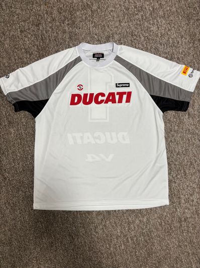 Supreme x Ducati Soccer Jersey "White"
