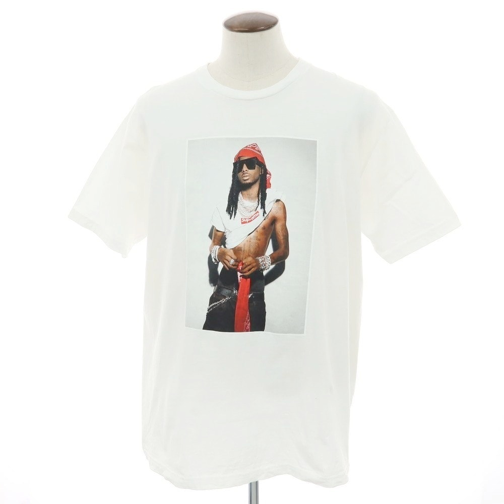 【中古】シュプリーム Supreme 2025年秋冬 Playboi Carti Tee コットン 半袖Tシャツ ホワイト【サイズXL】【メンズ】