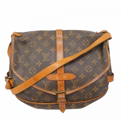 ★最終価格★SALE【6db0976】ルイヴィトン ショルダーバッグ モノグラム ソミュール30 M42256 ブラウン【中古】レディース