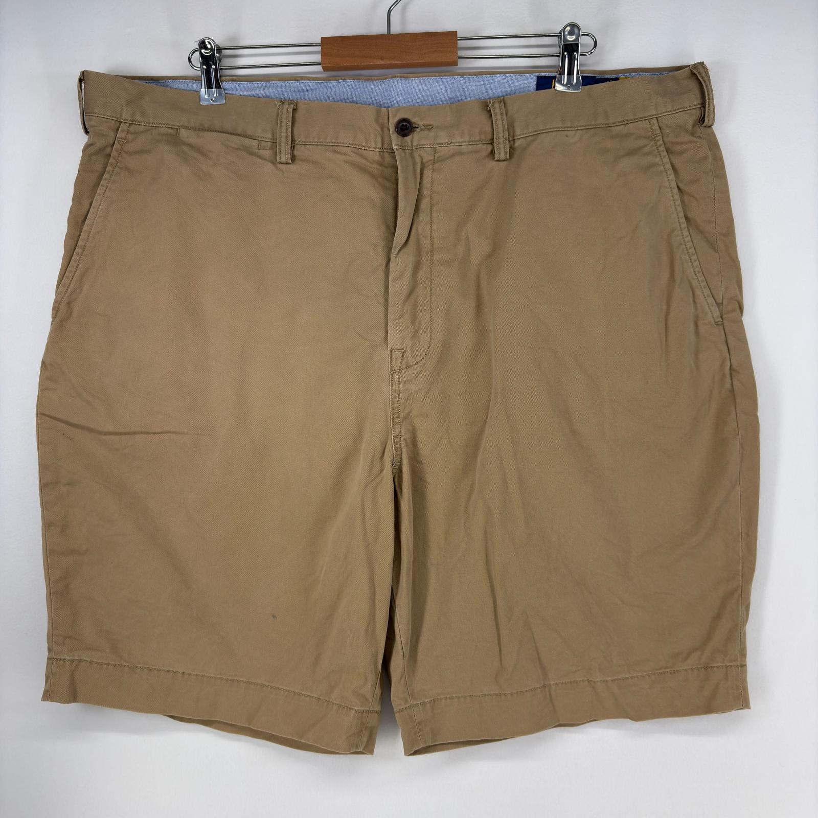古着 ポロ・ラルフローレン POLO RALPH LAUREN ショートパンツ チノパン ハーフパンツ ポロチノ 大きいサイズ W42 ベージュ メンズ