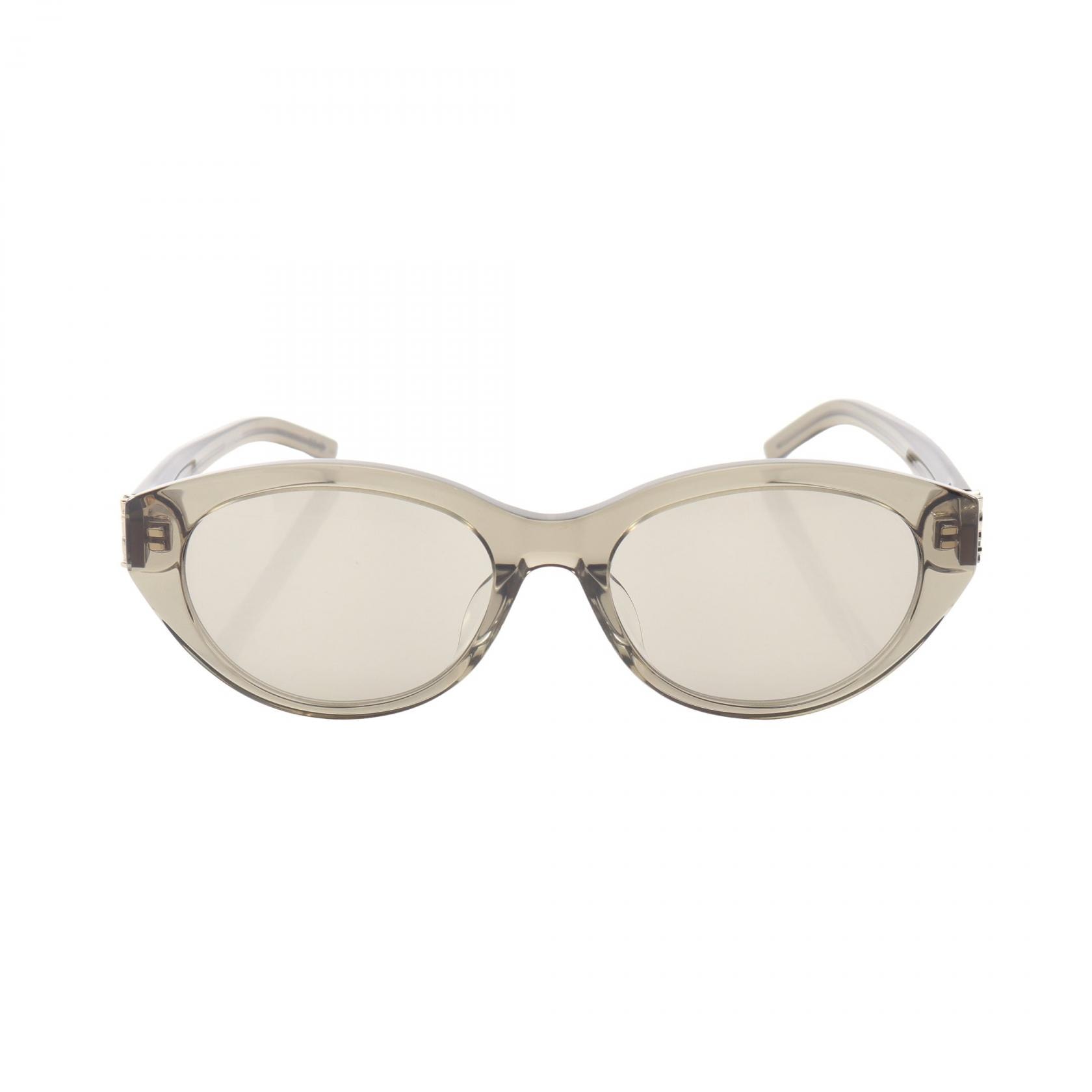 サンローランパリ SAINT LAURENT PARIS モノグラム サングラス 衣料品 プラスチック レディース ブラック系 【中古】