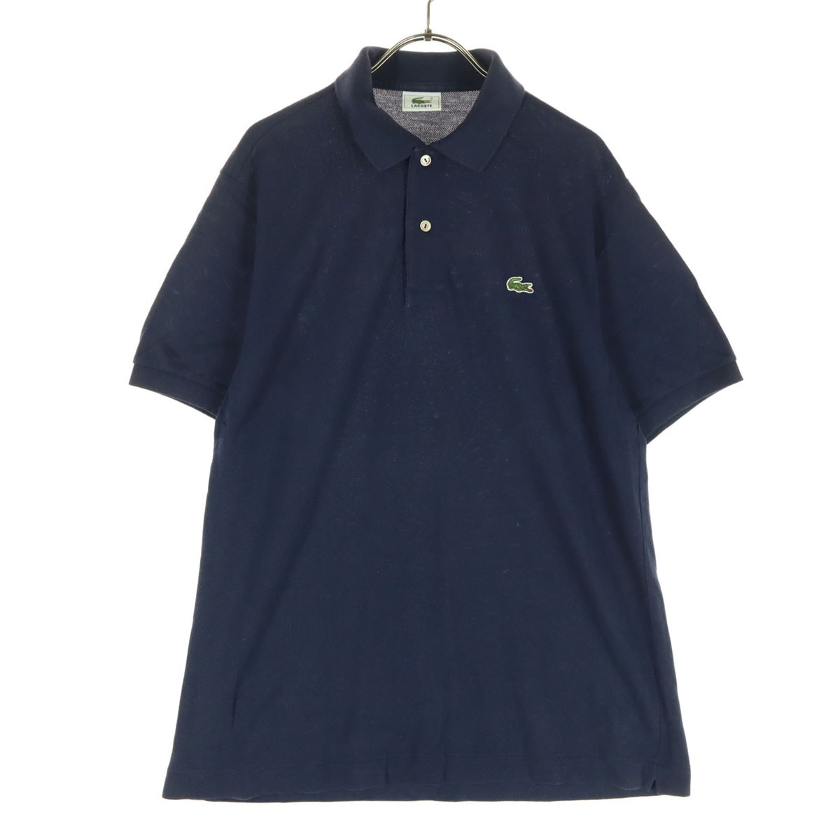 LACOSTE ラコステ ワンポイントロゴ 半袖 ポロシャツ 4 ネイビー
