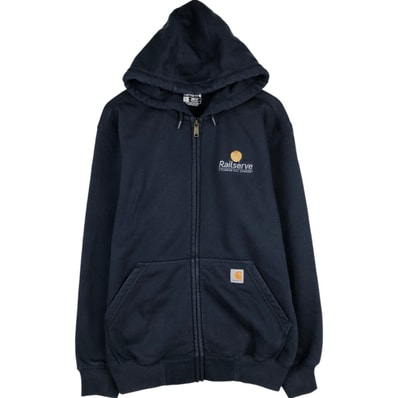 古着 カーハート Carhartt RAIN DEFENDER LOOSE FIT スウェットフルジップパーカー メンズL相当/eaa617467