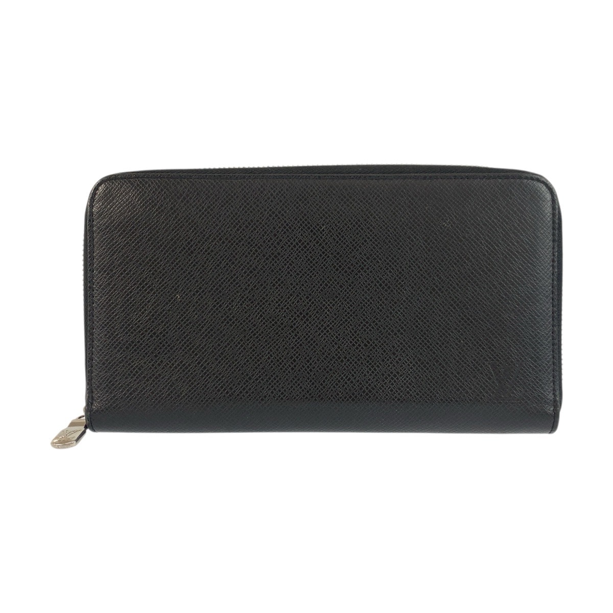 美品 LOUIS VUITTON ルイヴィトン タイガ ジッピー オーガナイザーNM ノワール 黒 シルバー金具 レザー 長財布 ロングウォレット 601614 【中古】