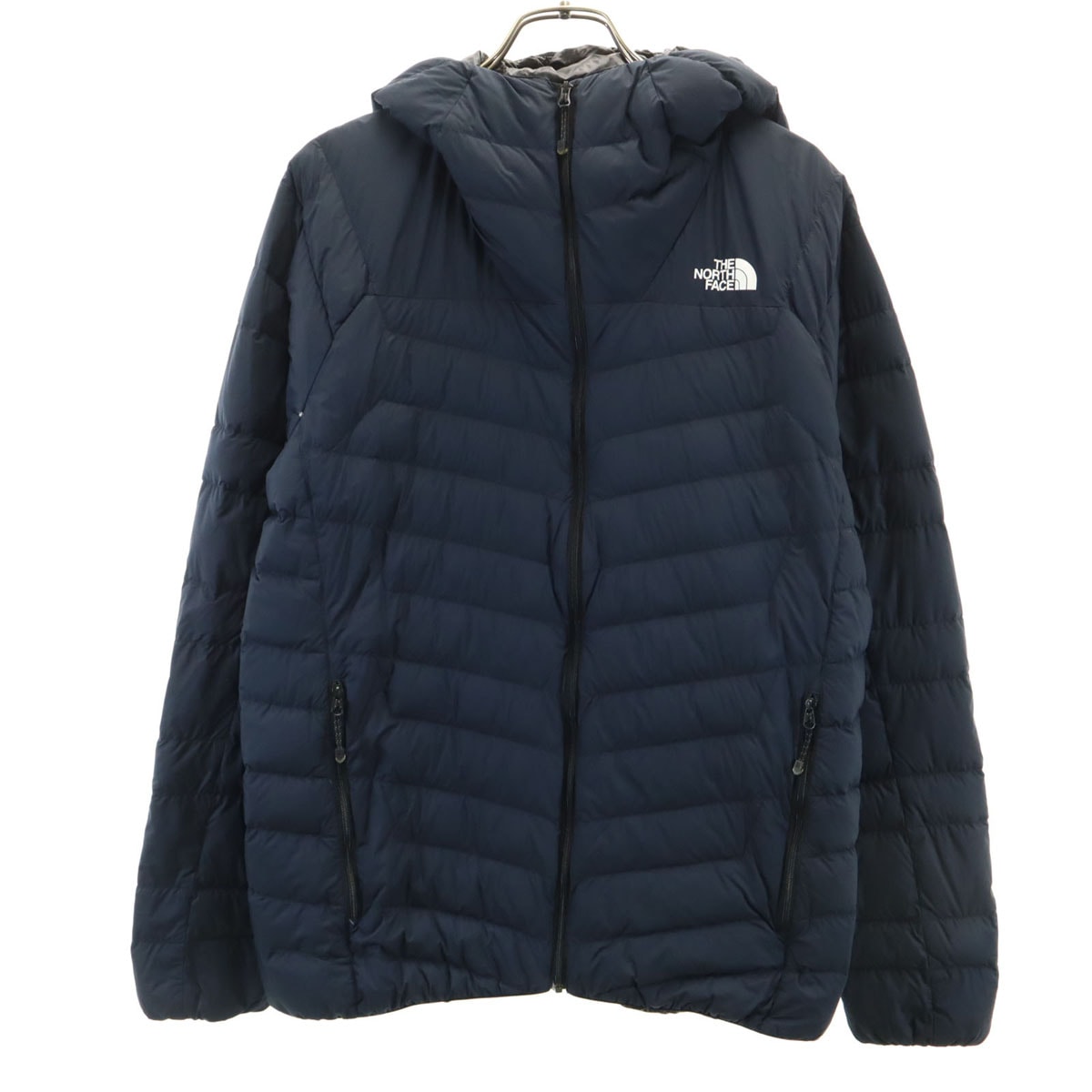 THE NORTH FACE ノースフェイス サンダーフーディ ダウンジャケット M ネイビー アウトドア NY81811