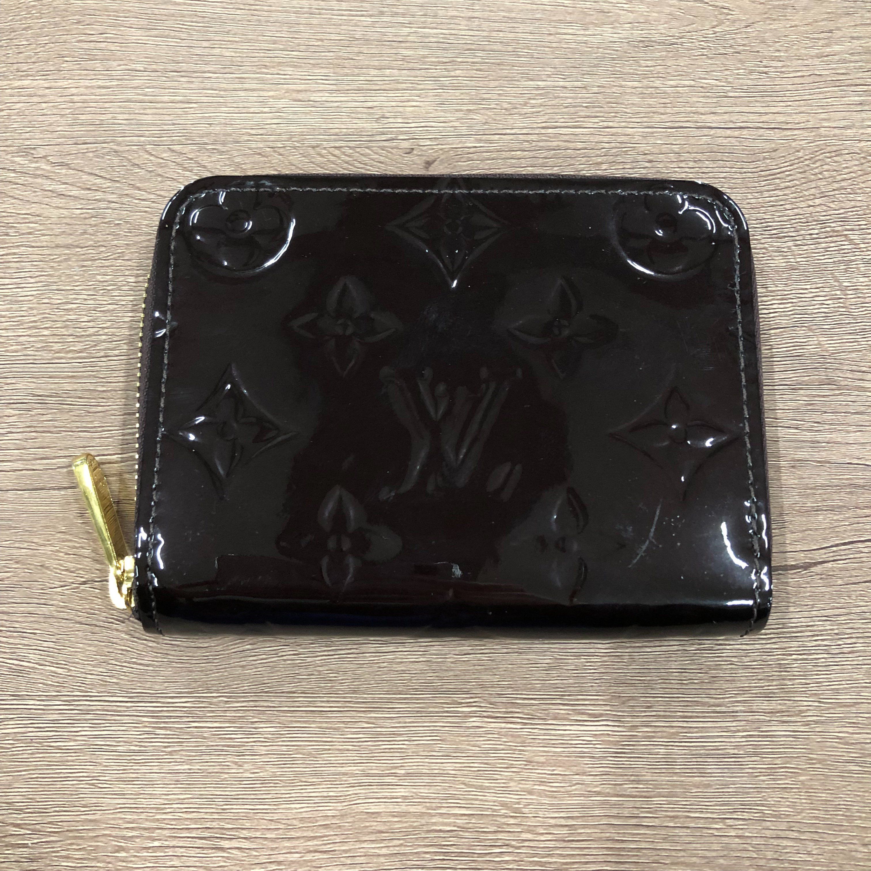 Louis Vuitton Monogram Vernis Zippy Coin Purse "Amarante"