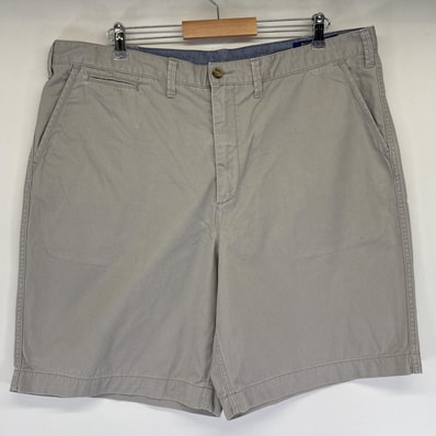 古着 ポロ・ラルフローレン POLO RALPH LAUREN ショートパンツ チノパン ワンポイントロゴ ハーフパンツ 大きいサイズ w40 グレー メンズ