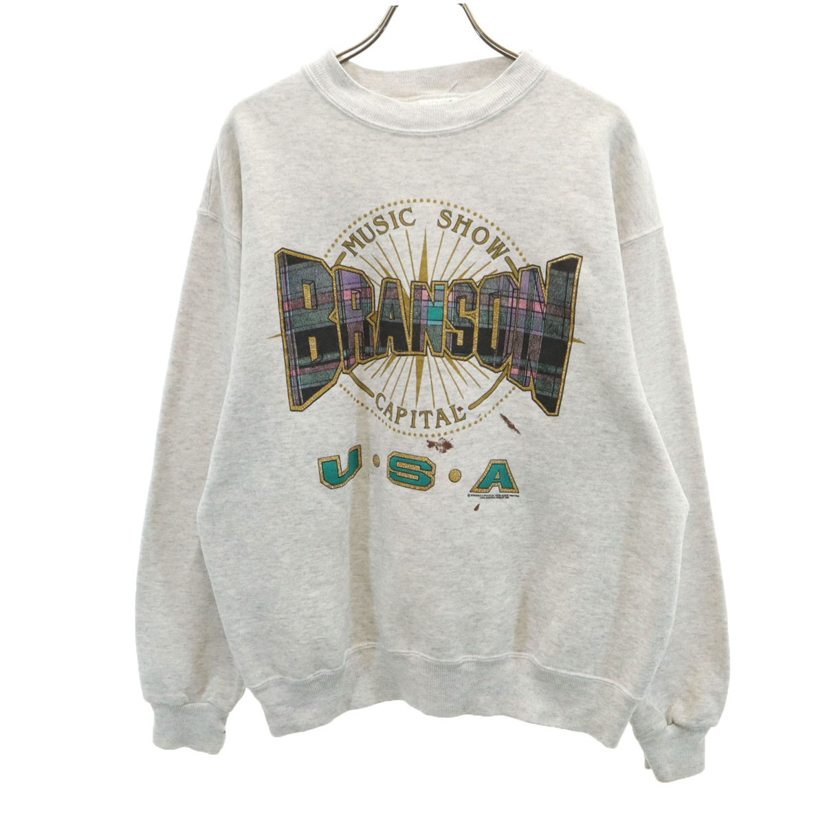 Hanes ヘインズ 90s オールド 長袖 トレーナー L グレー系