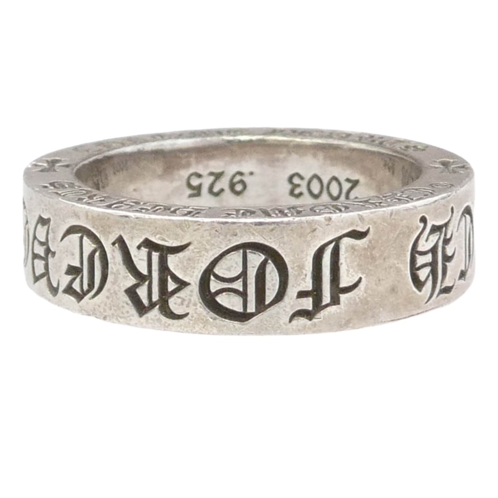 CHROME HEARTS クロムハーツ(原本無) リング 6mm SPACER FOREVER 6mmスペーサー フォーエバー リング シルバー系 18号【中古】