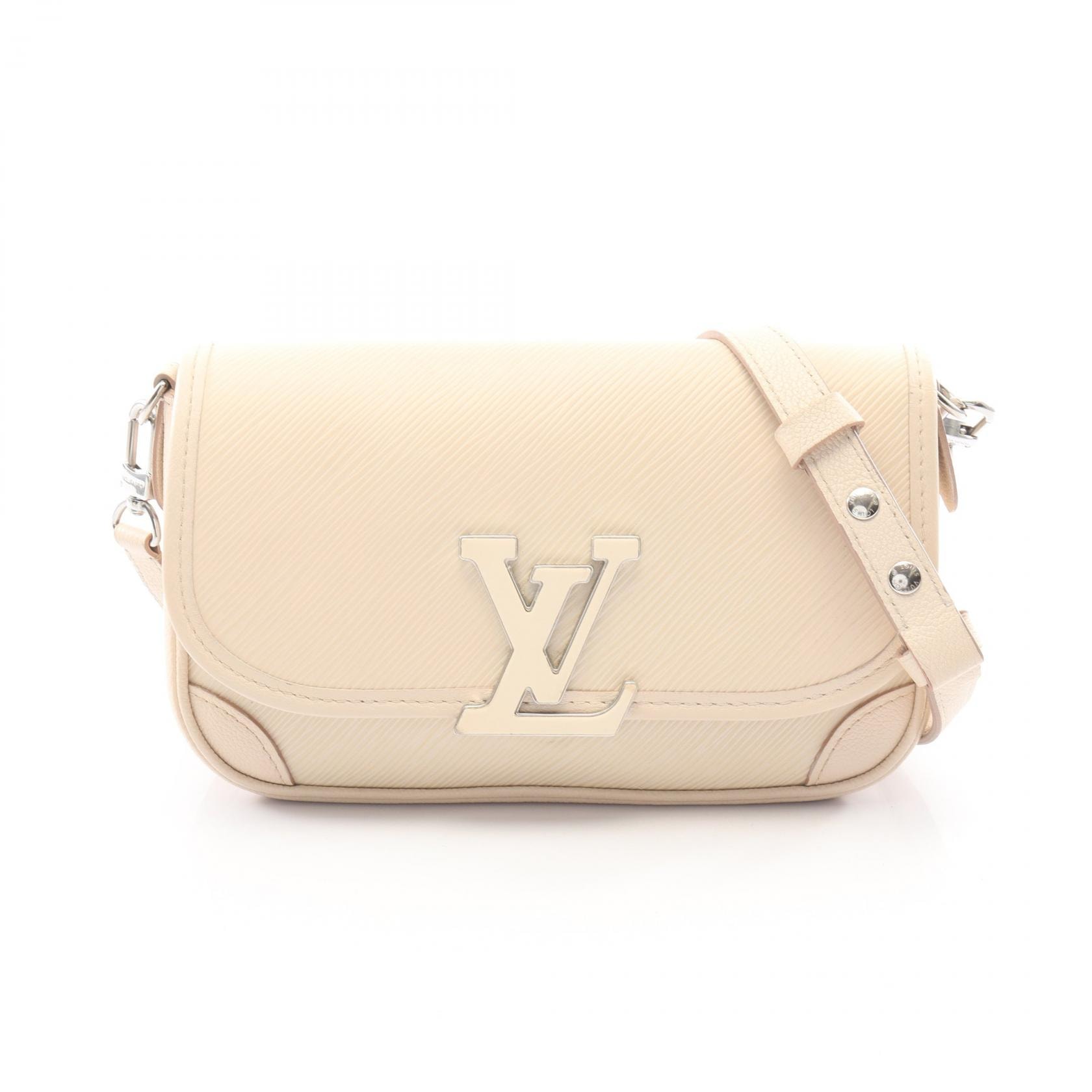 ルイ・ヴィトン LOUIS VUITTON ビュシ NM エピ クオーツ ショルダーバッグ バッグ レザー レディース アイボリー系 M59457 【中古】