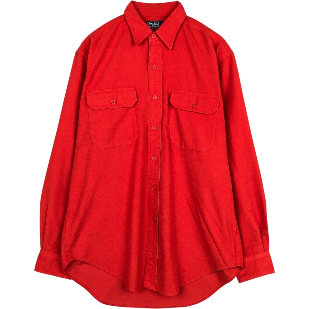 古着 ラルフローレン Ralph Lauren POLO by Ralph Lauren 長袖 ライトネルシャツ メンズM相当/eaa677110