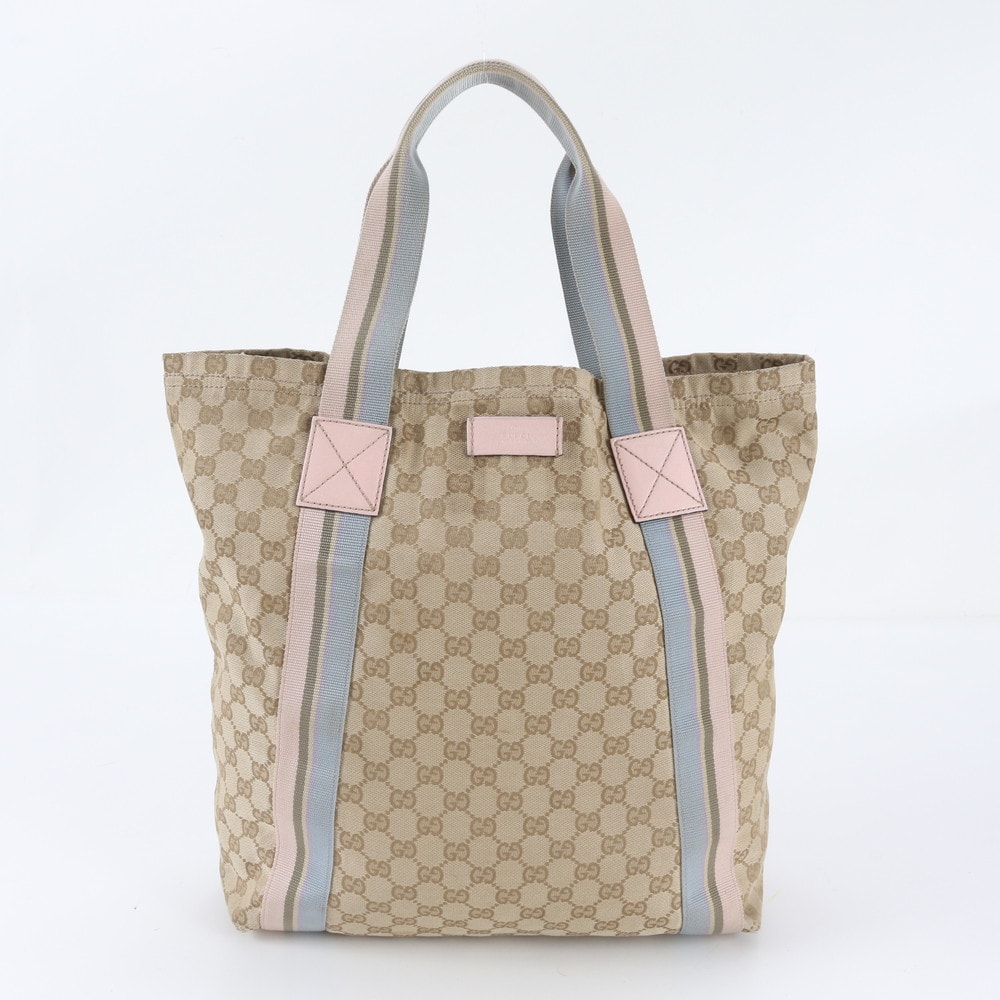 ■美品 グッチ GGキャンバス 189669 トート バッグ