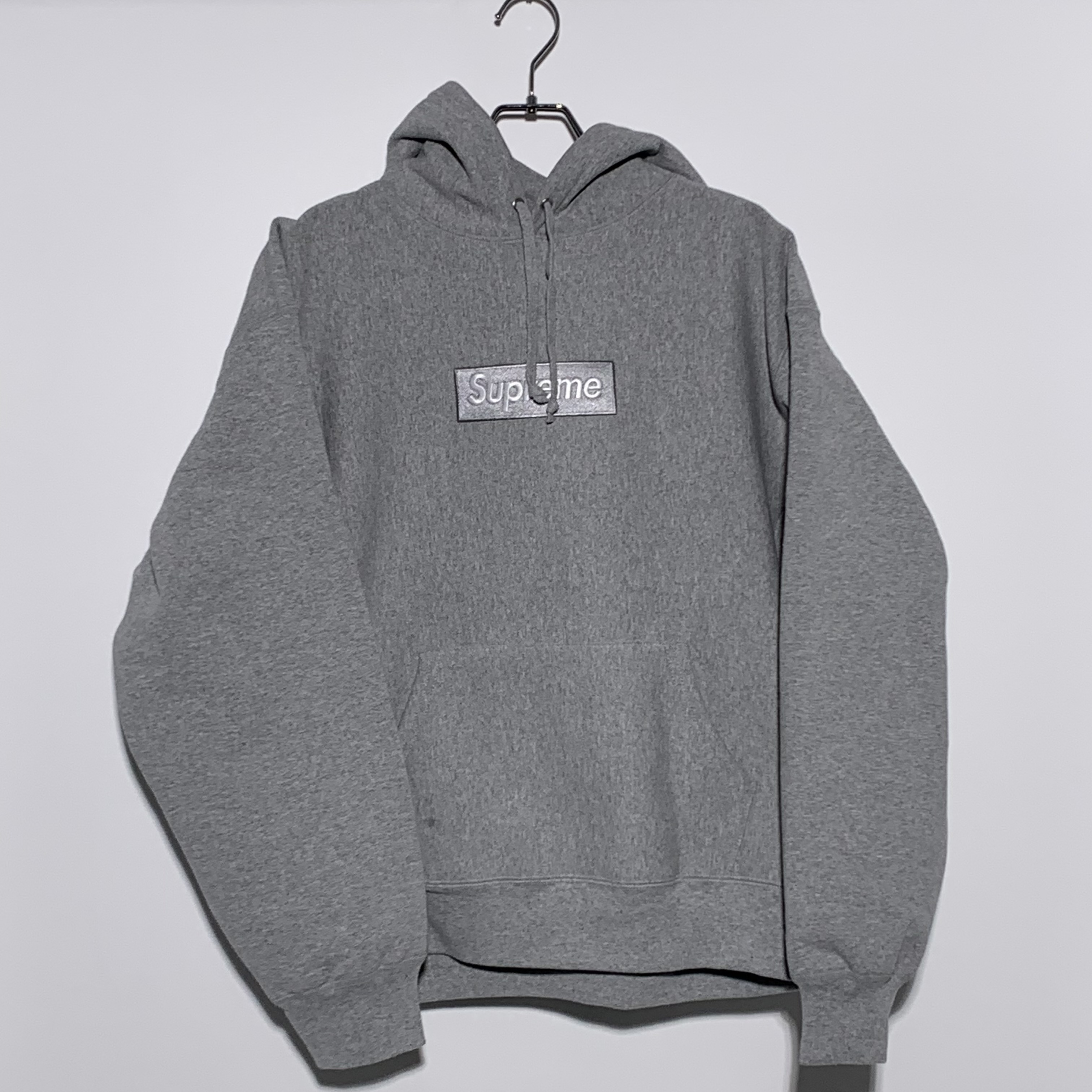 Supreme Box Logo Hooded Sweatshirt "Heather Grey" (24FW)