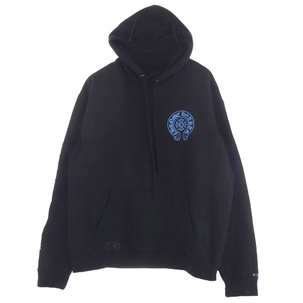 Chrome Hearts Horseshoe Logo Pullover Hoodie "Black"