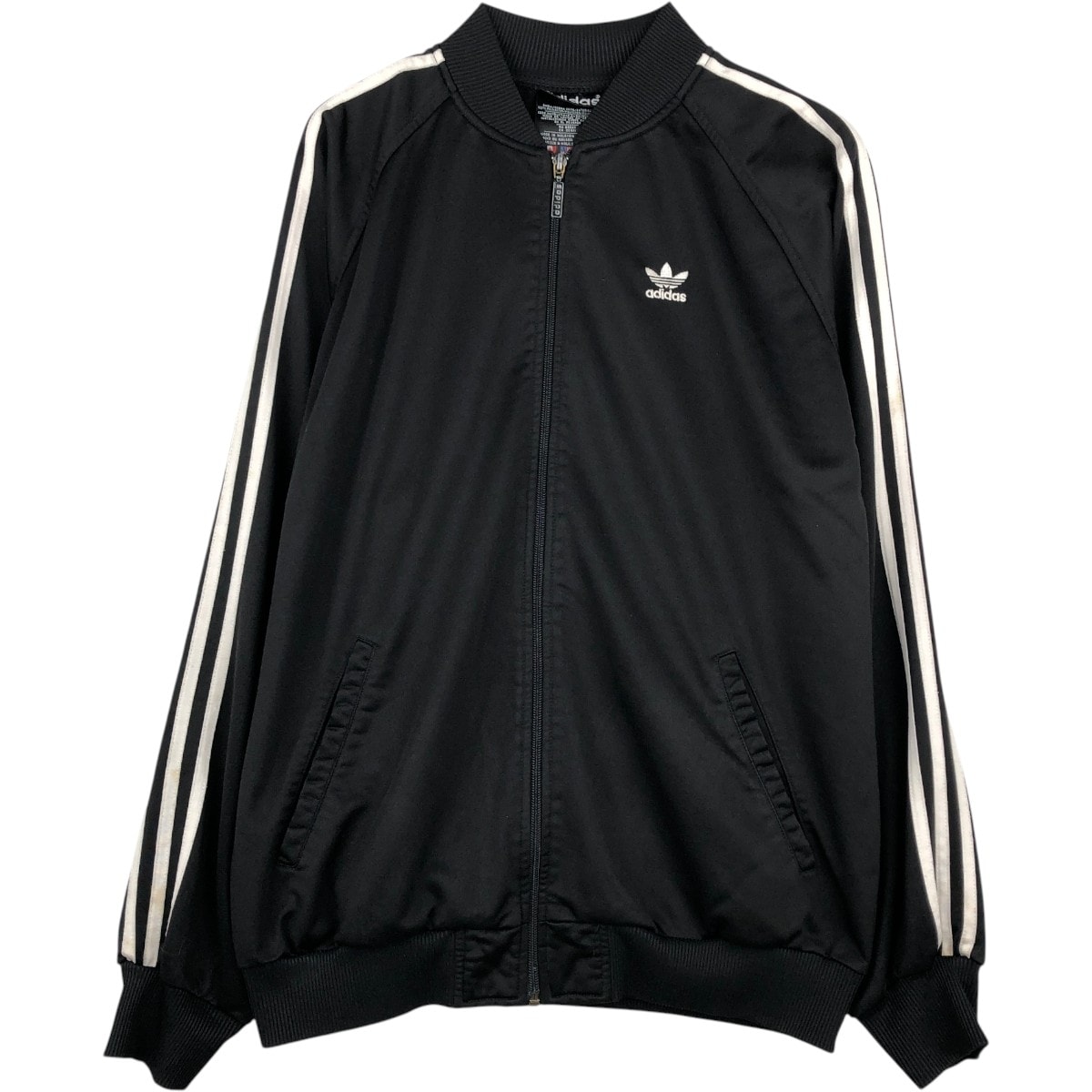 古着 80~90年代 アディダス adidas トレフォイルロゴ ジャージ トラックジャケット メンズL相当 ヴィンテージ/eaa654676