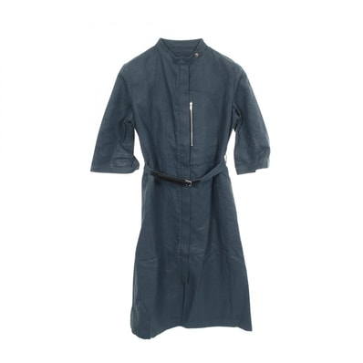 ジルサンダー JIL SANDER ジップアップ ワンピース 衣料品 トップス ファブリック レディース ブルー系 【中古】