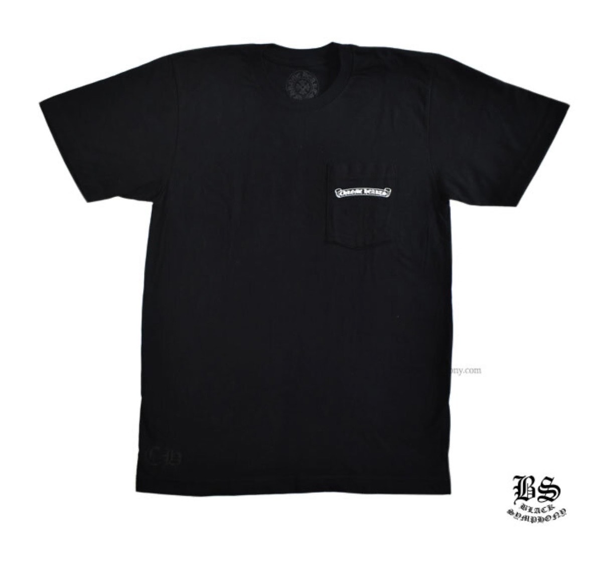 Chrome Hearts Scroll Label Back Arche Logo T-Shirt "Black"