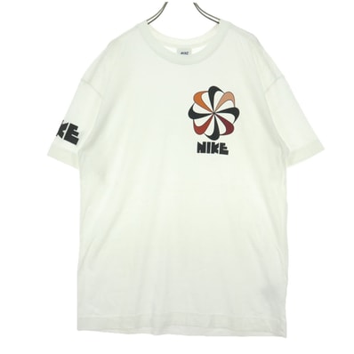 NIKE ナイキ 風車 半袖 Tシャツ L アイボリー