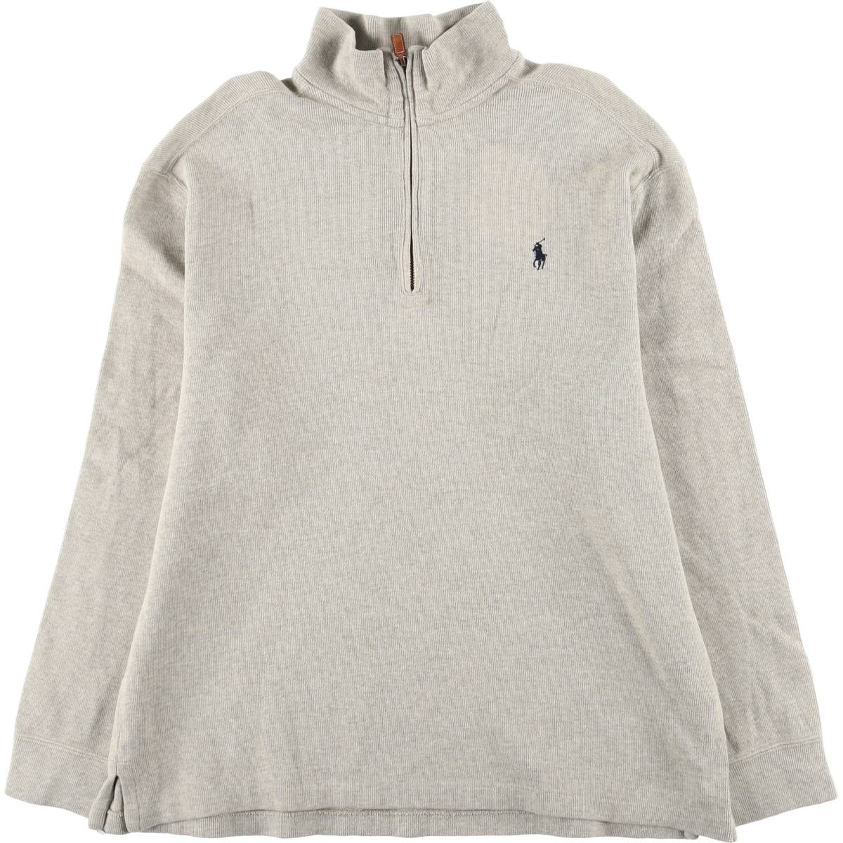 古着 ラルフローレン Ralph Lauren POLO by Ralph Lauren ハーフジップスウェットシャツ トレーナー メンズL相当/eaa418599