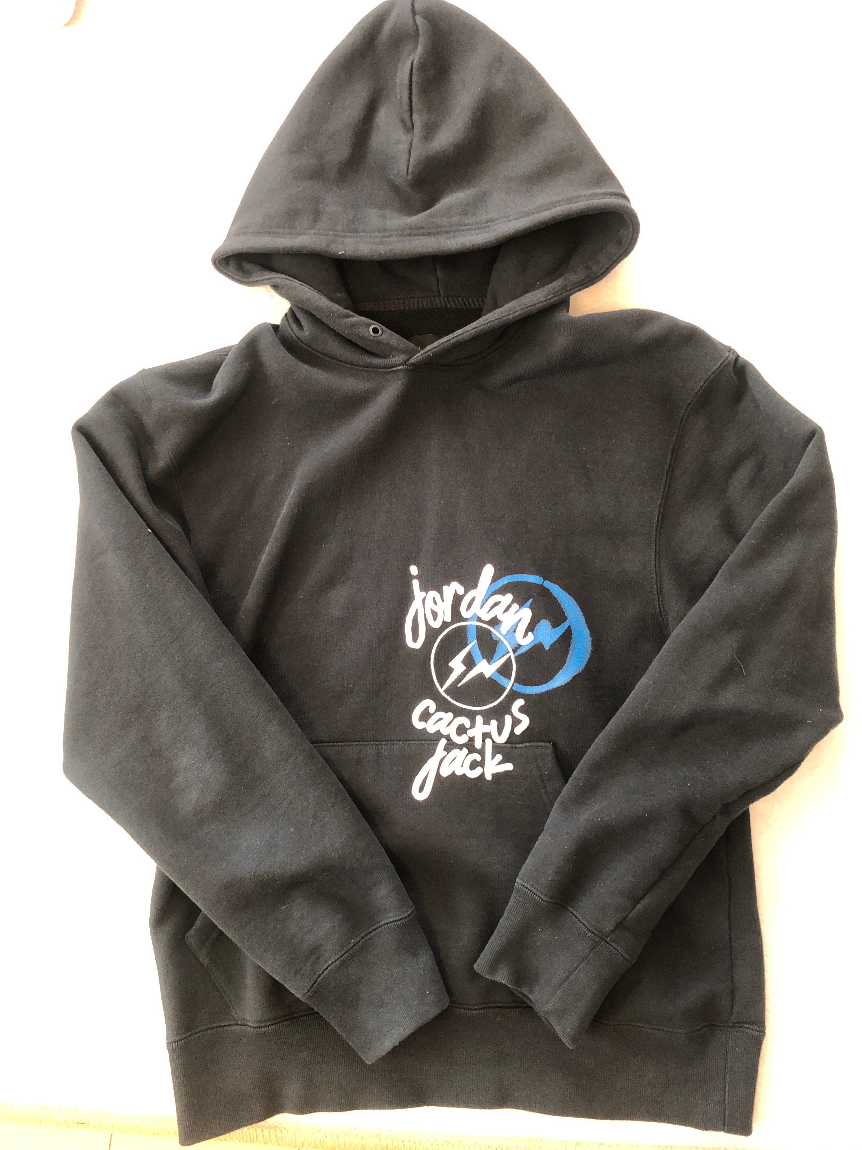 Air Jordan Travis Scott  Fragment Hoodie "Black"