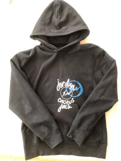 Air Jordan Travis Scott Fragment Hoodie "Black"