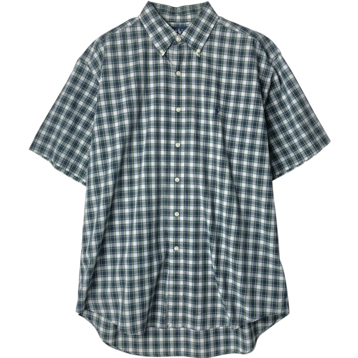 古着 ラルフローレン Ralph Lauren BLAKE 長袖 ボタンダウンチェックシャツ メンズL相当/eaa477597