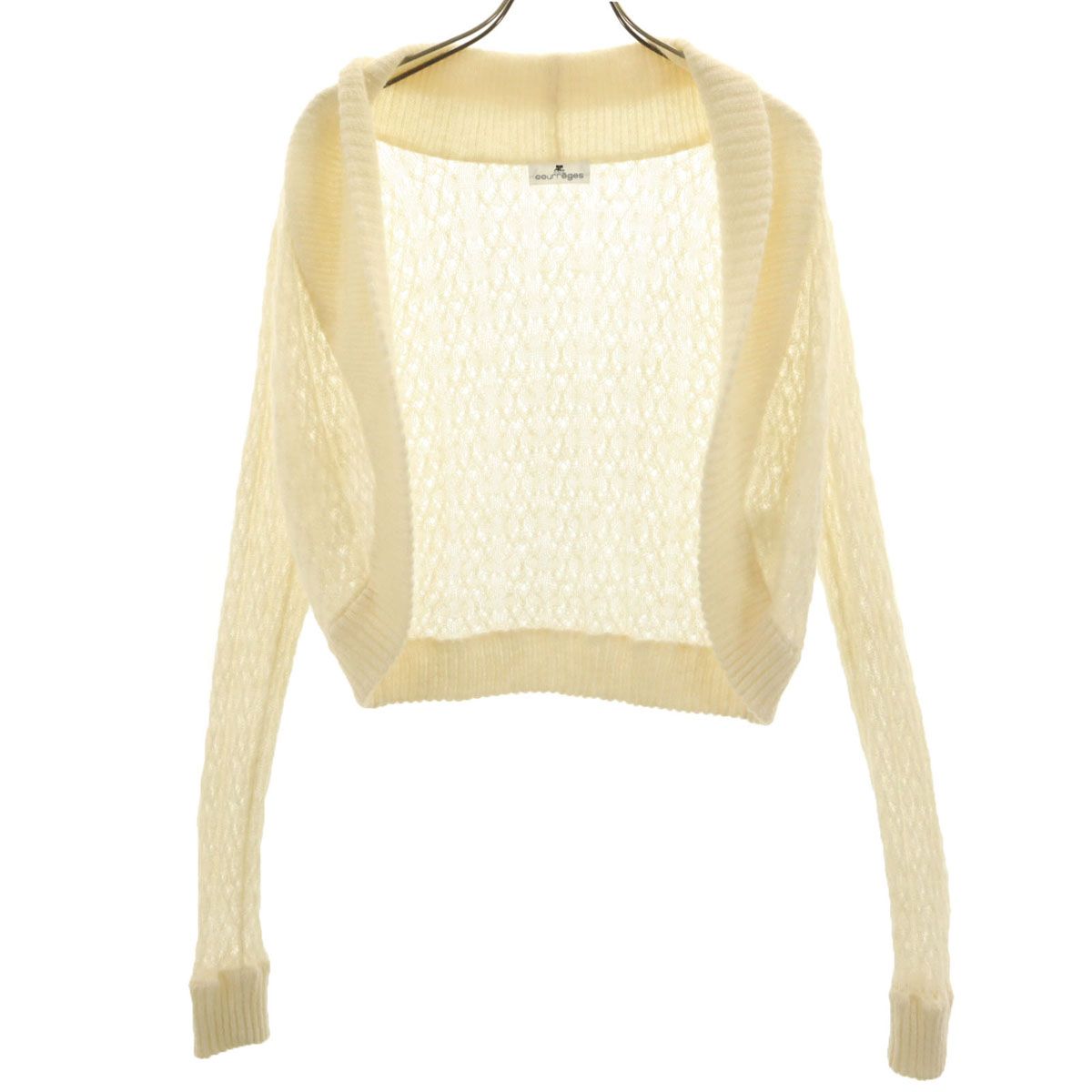 courreges 長袖 ニット ボレロ