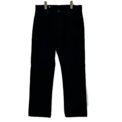 マインデニム FRK114-99-322 ブラック L.Flare 5pocket ボタンフライデニムパンツ 32